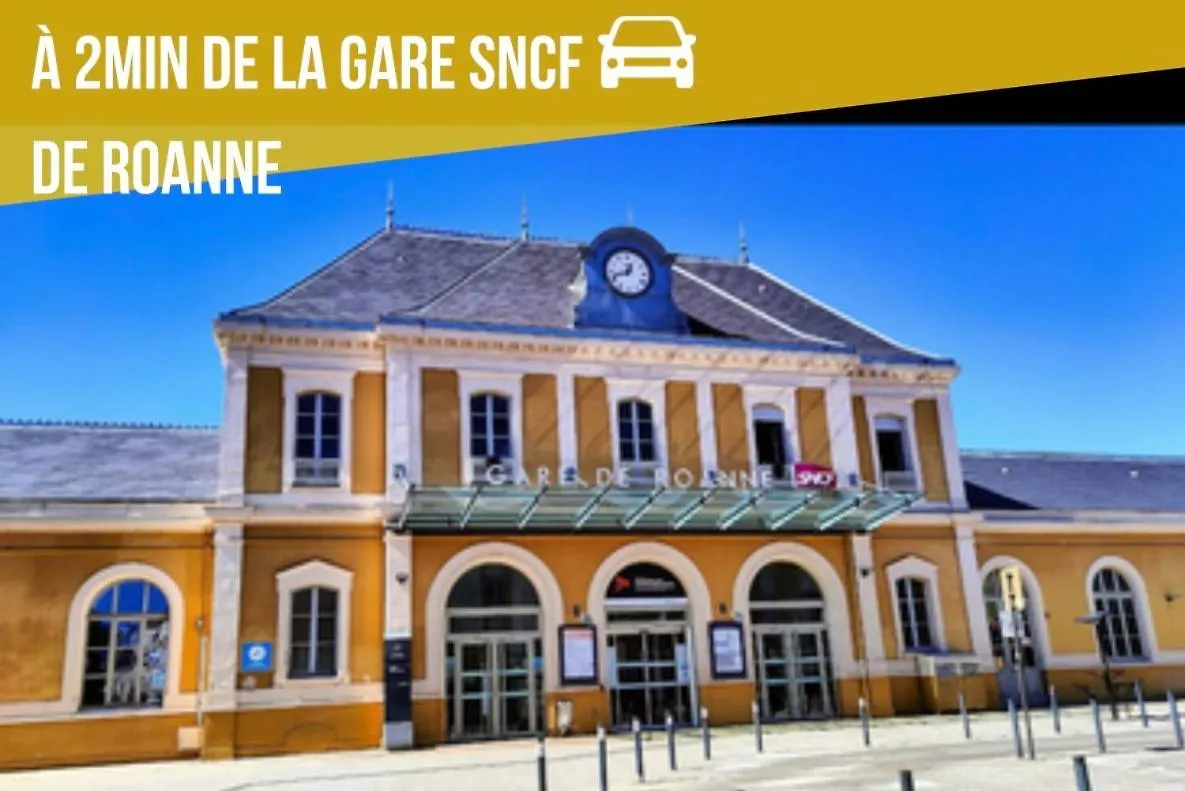 Appartamento Tulipe Roanne Centre-Ville - Parking & Clim